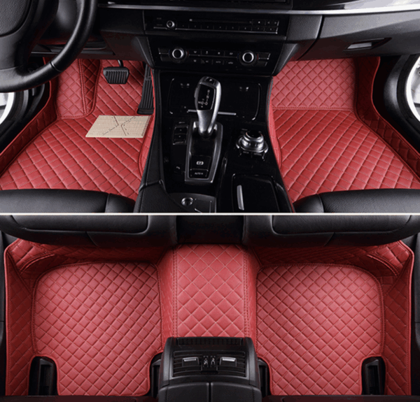 2016 - 24 Camaro Artificial Leather Interior Mats (Many Colors)