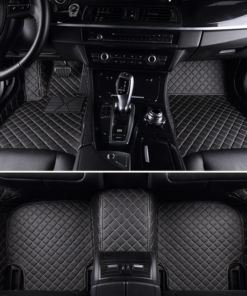 2016 - 24 6th Gen Chevy Camaro Diamond Stitch Interior Mats (Many Colors) -  Next-Gen Speed