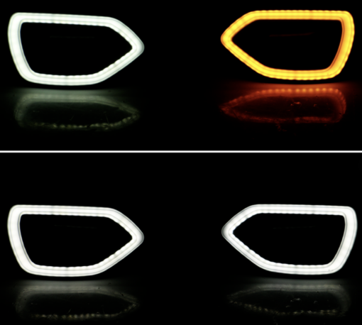 2015-23 Charger SRT Grille Snorkel LED Lights (Slimbody/Widebody)