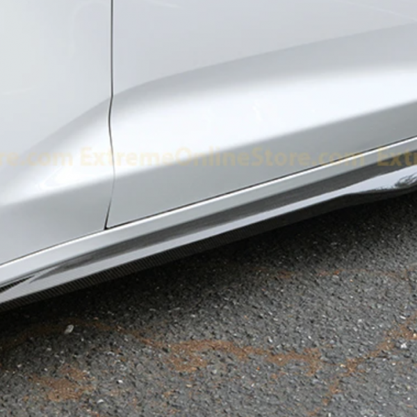 Second image of 2016 - 24 Chevy Camaro Primer Black ZL1 Style Side Skirts