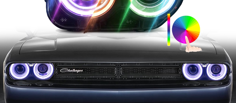 Dodge Challenger RGB & Sequential Lighting Buyer’s Guide: Headlights, Side Markers, Tails & Accents