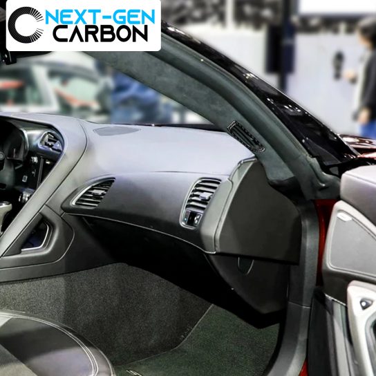 Second image of 2014 - 19 C7 Corvette Carbon Fiber Side Vent Defogger Trim Covers | Next-Gen Carbon