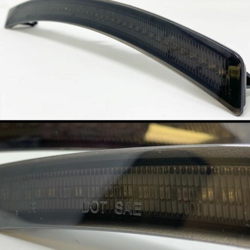 Second image of 2014 - 19 Chevy Corvette C7 Smoked RGB/Flow Series LED Side Markers | Color Changing