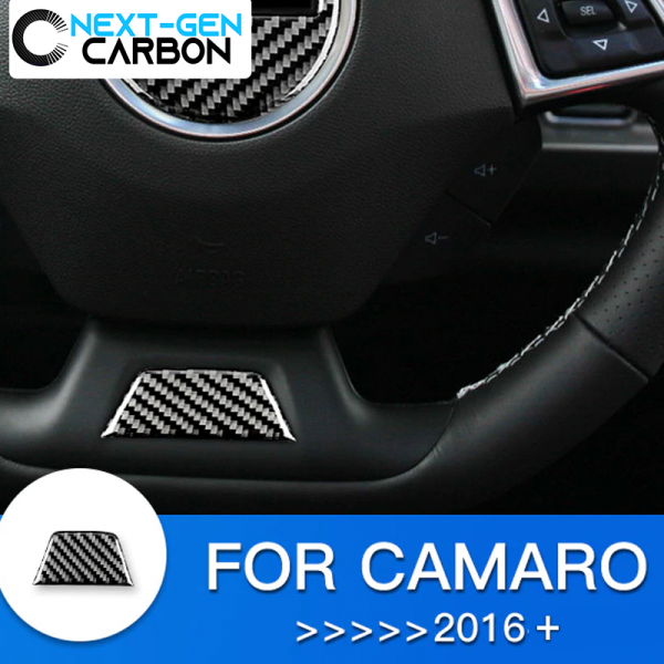 2016 - 24 Camaro Carbon Fiber Lower Steering Panel Cover | Next-Gen Carbon