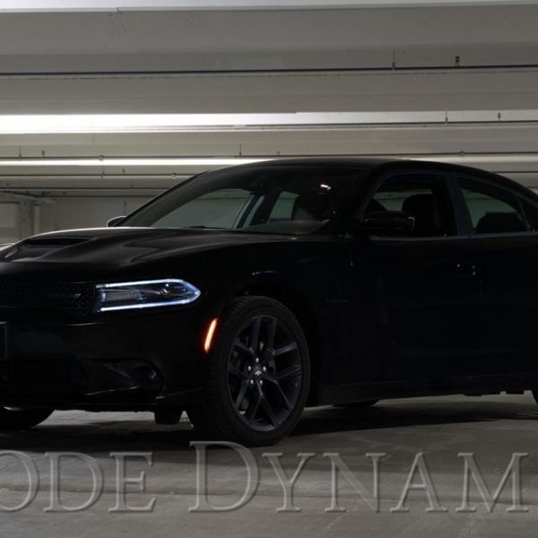 Second image of 2015 - 24 Dodge Charger Smoked LED Side Markers | Diode Dynamics