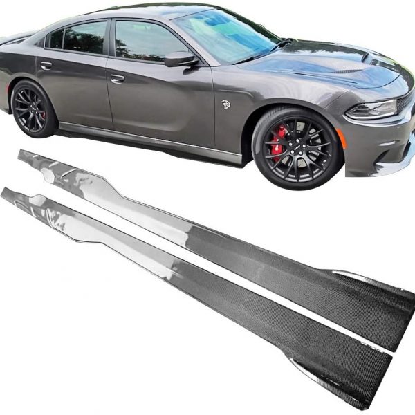 2015 - 24 Dodge Charger SRT Scatpack Slim Carbon Fiber Side Skirts