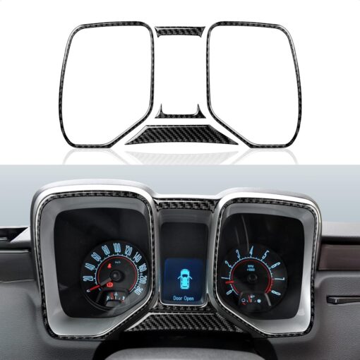 2010-2015 Camaro Carbon Fiber Speedometer Trim Cover Kit