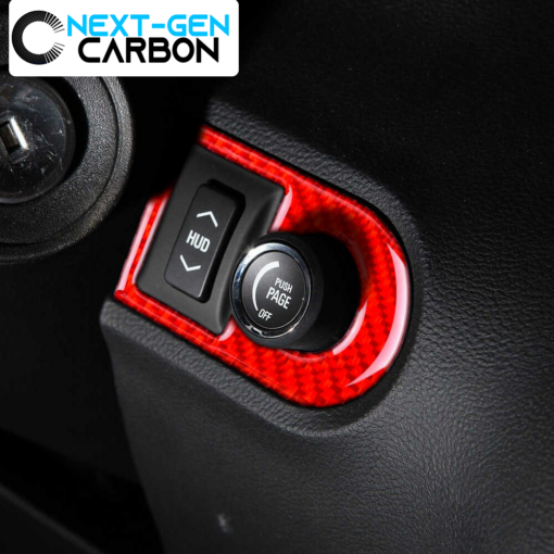 Camaro Real Carbon Fiber HUD Switch Trim