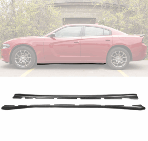 2011 - 24 Dodge Charger Side Skirts Extensions | SE/SXT/GT/RT