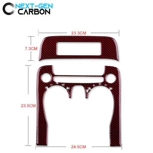 Second image of 2010 - 12 5th Gen Camaro Carbon Fiber Radio/Climate Control Trim Overlay | Next-Gen Carbon