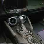 2016 - 24 Camaro Real Carbon Fiber 8" Radio Screen Trim Cover in Black/Red | Next-Gen Carbon