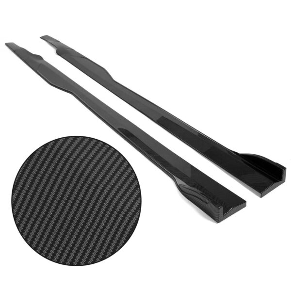 Second image of 2015 - 24 Dodge Charger SRT Scatpack Slim Carbon Fiber Side Skirts