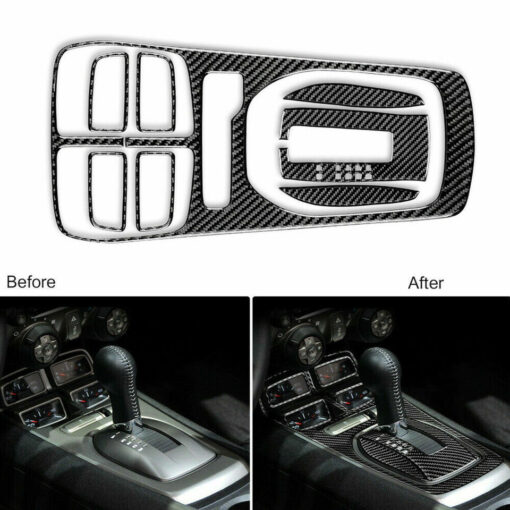 Camaro Carbon Fiber Center Console Overlay Kit