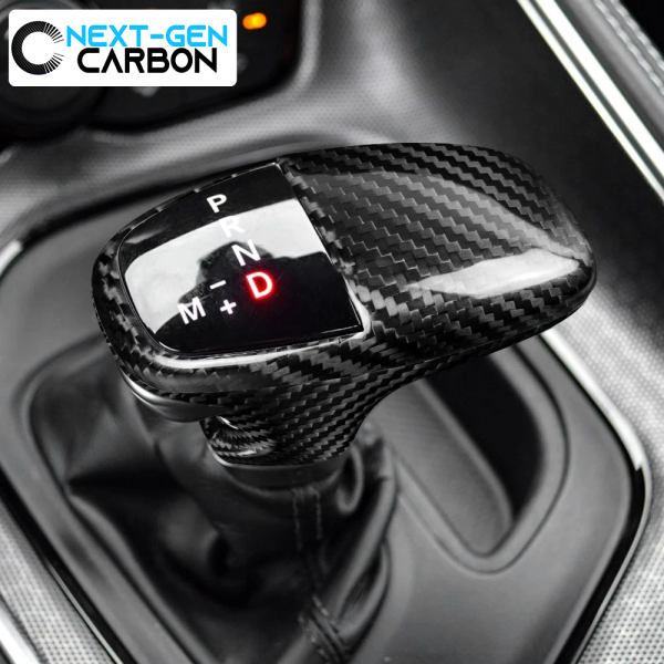 2015 - 24 Charger/Challenger/Durango Carbon Fiber Shifter Knob Handle Cover