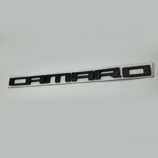 2010 - 24 Camaro Black/Red Camaro Emblem Badge