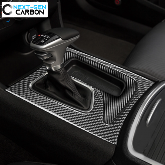 Second image of 2015 - 24 Dodge Charger Carbon Fiber Gearshift Insert Overlay | Next-Gen Carbon