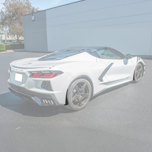 C8 Corvette Stingray XL Extended Carbon Flash Front / Rear Rock Splash Guards