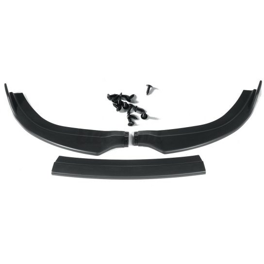 Second image of 2012 - 14 Chrysler 300 SRT 3PC Front Splitter Lip (Gloss Black/Unpainted)