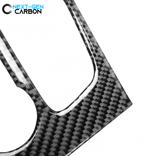 Second image of 2015 - 24 Charger Carbon Fiber Climate Control Insert Overlay | Next-Gen Carbon