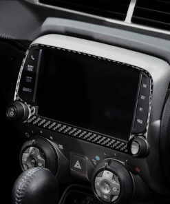 2013 - 15 Camaro Carbon Fiber Radio/Climate Control Trim Overlay