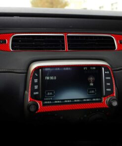 2013 - 15 Camaro Carbon Fiber Radio/Climate Control Trim Overlay