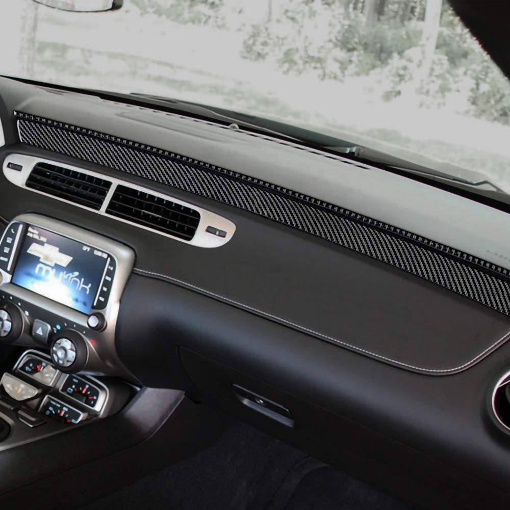 2010 - 15 Camaro Real Carbon Fiber Dashboard Overlay Kit