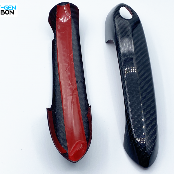 Second image of 2020 - 24 Toyota Supra Carbon Fiber Door Handle Covers | Next-Gen Carbon