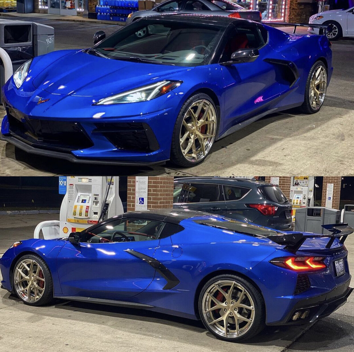 Second image of C8 Corvette Stingray 5VM High Wing Spoiler | Carbon Flash / Carbon Fiber