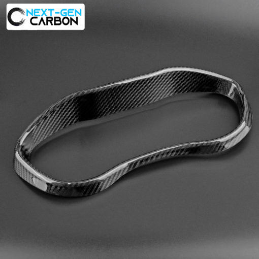 Second image of 2015 - 24 Dodge Challenger Carbon Fiber Speedometer Trim Frame | Next-Gen Carbon