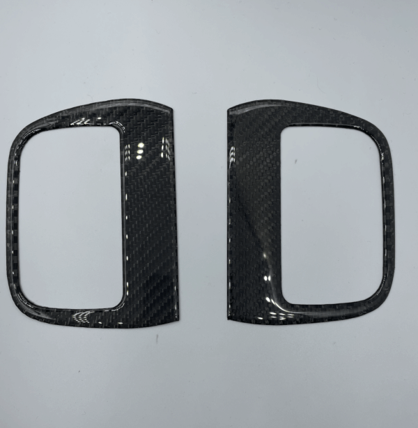 2015 - 24 Dodge Charger Carbon Fiber Radio Vent Trim Inserts | Next-Gen Carbon