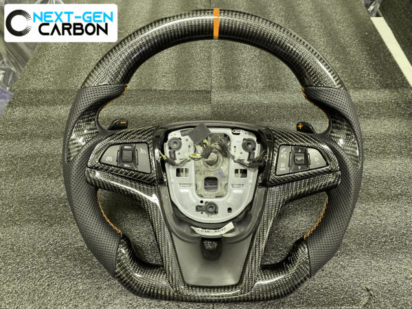 2014 - 15 Camaro Custom Carbon Fiber Steering Wheel (Complete/Heated) | Next-Gen Carbon