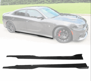 2015-24 Dodge Charger SRT Scatpack Slim Gloss Black Side Skirts