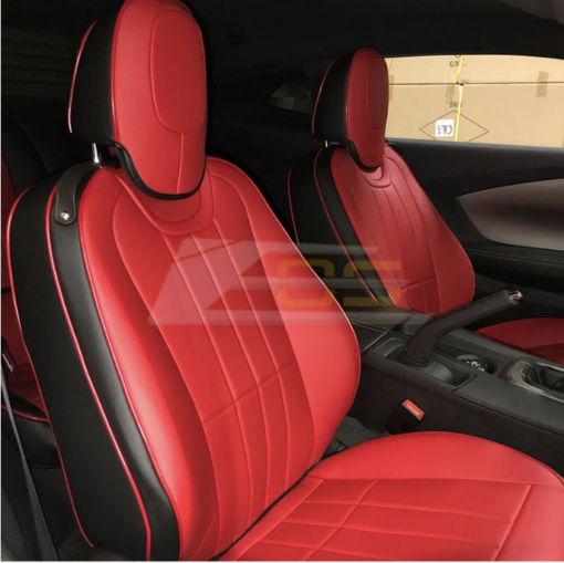 Two-Tone Leather Seat Covers | 2010 - 2015 Chevy Camaro - Next-Gen Speed