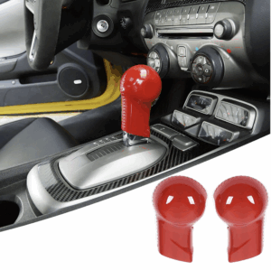 2010 - 15 Camaro Red ABS Interior Shifter Knob Handle Cover