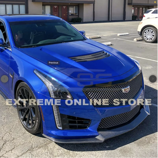 Second image of 2016 - 19 Cadillac CTS-V Carbon Fiber Hood Vent