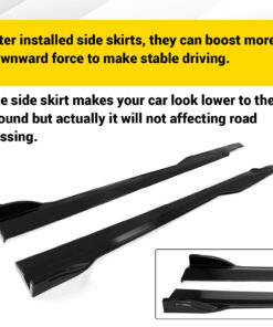 2015-23 Dodge Charger SRT Scatpack Slim Gloss Black Side Skirts