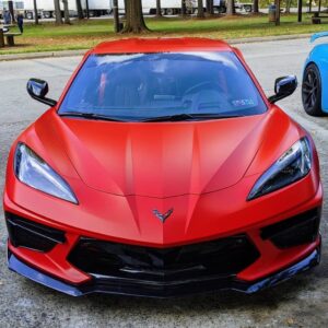 C8 Corvette Stingray Unpainted Front Splitter (2-Piece Version)