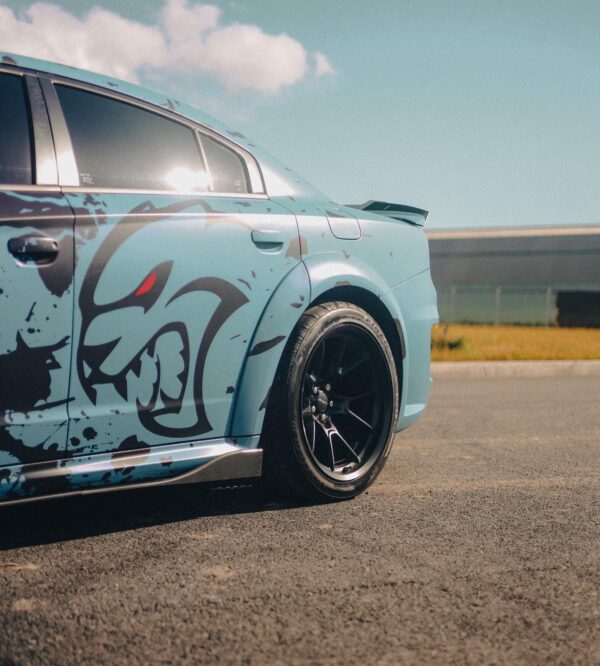 2020 - 24 Charger Widebody SRT Side Skirts - (Unpainted / Gloss / Carbon Fiber)