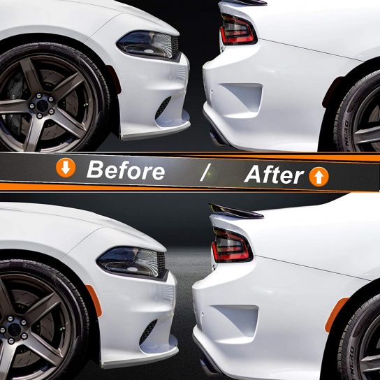 Second image of 2015 - 24 Dodge Charger Precut Side Marker Tint