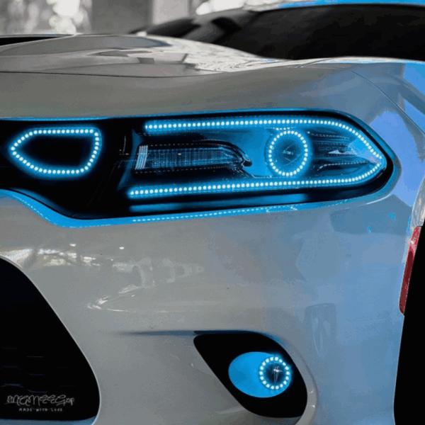 2019 - 24 Charger Waterproof Snorkel Halo Lights