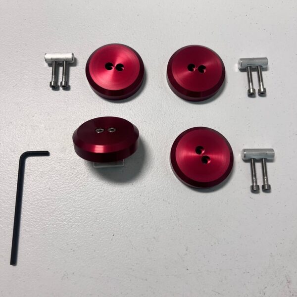1997+ Corvette Stealth Anodized Lift Pads - ZL1Addons