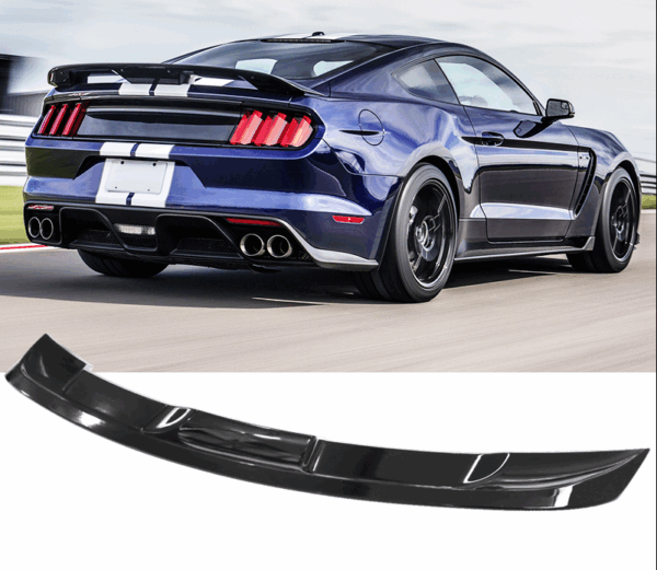 2015 - 23 Mustang GT500 Style Gloss Black Spoiler