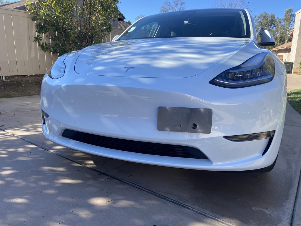 License Plate Holder | 2020+ Tesla Model Y - ZL1Addons - Next-Gen Speed