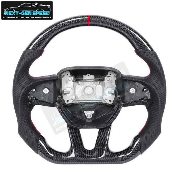 2015 - 24 Charger / Challenger / Durango / Track Hawk SRT Carbon Fiber Steering Wheel