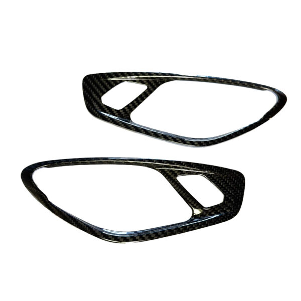 Second image of 2016 - 24 Camaro Real Carbon Fiber Interior Door Handle Surround Covers | Next-Gen Carbon