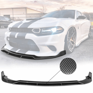 2015 - 23 Charger Carbon Fiber SRT Track Package Splitter Lip 4PC
