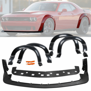 2015 - 23 Challenger Front Lip + Fender Flare Hellcat to Demon Conversrion