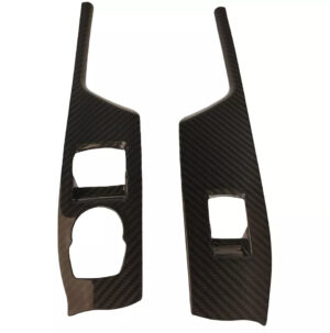 2016 - 24 Camaro Carbon Fiber Window Switch Covers | Black / Red / Blue