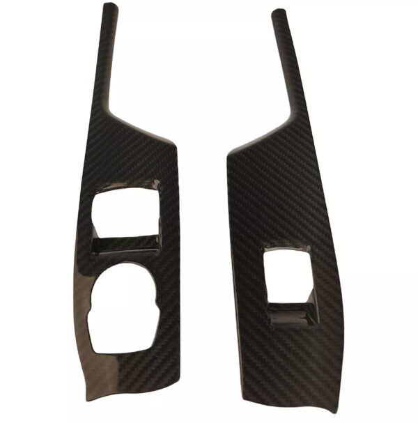 2016 - 24 Camaro Carbon Fiber Window Switch Covers | Black / Red / Blue