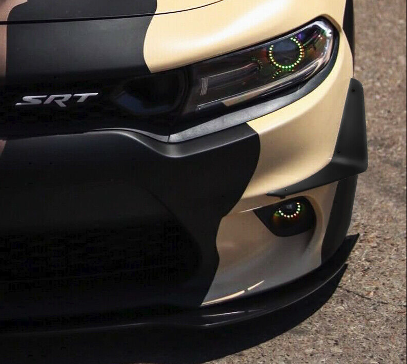 Second image of 2015 - 23 Charger SRT 2pc Front Bumper Canards